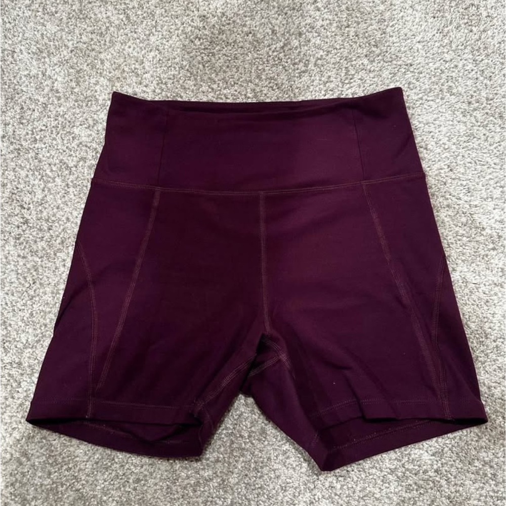 Girlfriend Collective Deep Purple Bike Shorts